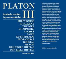 Cover for Platon; Platon · Platon. Bind 3 (Innbunden bok) [1. utgave] [Indbundet] (2011)