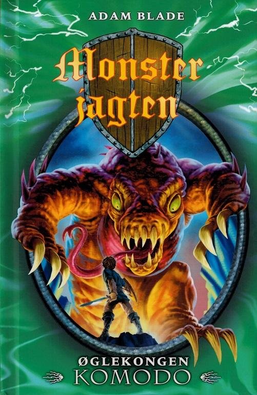 Cover for Adam Blade · Monsterjagten: Monsterjagten 31: Øglekongen Komodo (Innbunden bok) [1. utgave] [Indbundet] (2014)