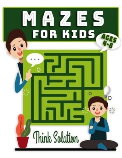Cover for Sdk Coloring Book · Mazes For Kids Ages 4-8 (Pocketbok) (2020)