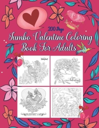 Cover for Mo Publishing · Jumbo Valentine Coloring Book For Adults (Paperback Book) (2021)