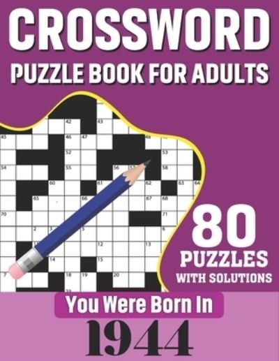 Cover for N Ricketts Publication · Crossword Puzzle Book For Adults (Pocketbok) (2021)