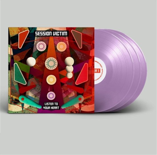 Cover for Session Victim · Listen To Your Heart (Opaque Violet Vinyl) (LP) (2024)