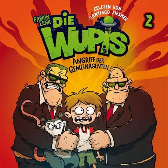 Cover for Audiobook · Wupis - 2 Angriff Der Gemeinagenten (Hörbuch (CD)) (2017)