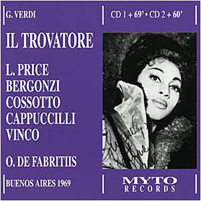 Cover for Giuseppe Verdi · Trovatore (Il) (CD) (2002)