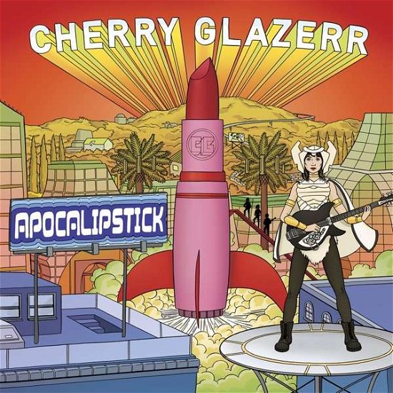 Cover for Cherry Glazerr · Apocalipstick (Pink Splatter Vinyl) (Limited Edition) (Indie Exclusive) (LP) [Limited edition] (2023)
