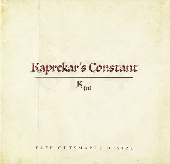 Cover for Kaprekars Constant · Fate Outsmarts Desire (CD) (2017)