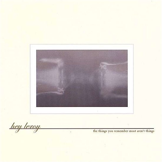 Cover for Hey Leroy · Things You Remember Most Aren't Things (CD) (2006)