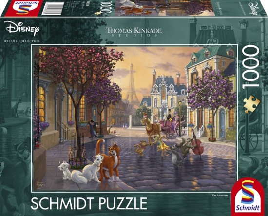 Cover for Disney · Disney Aristocats 1000Pc Jigsaw Puzzle (Thomas Kinkade) (Pussel)