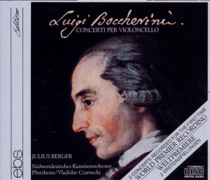 Cover for Boccherini / Berger / Czarnecki · Complete Cello Cti: Contains Ebs #6055,6056,6057 (CD) (1995)