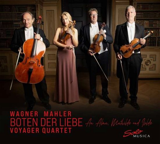 Cover for Voyager Quartet · Message Of Love: Music By Wagner &amp; Mahler Arranged For String Quartet (CD) (2021)