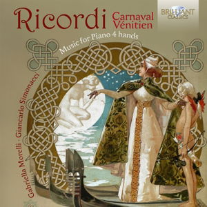 Cover for Ricordi / Morelli / Simonacci · Giulio Ricordi: Music for Piano 4 Hands (CD) (2016)