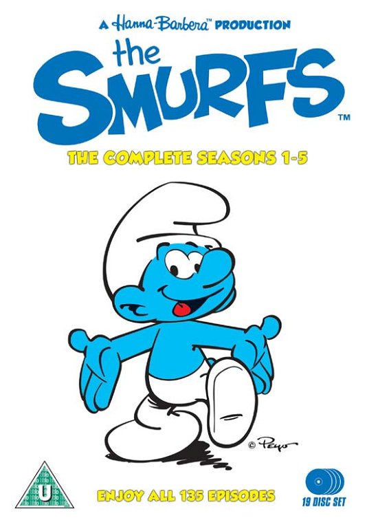 Cover for The Smurfs  Seasons 1 5 · The Smurfs Seasons 1 to 5 (DVD) (2014)