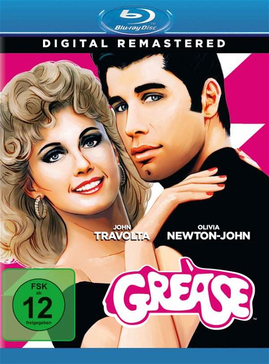 Cover for John Travolta,olivia Newton-john,stockard... · Grease Remastered (Blu-ray) (2018)