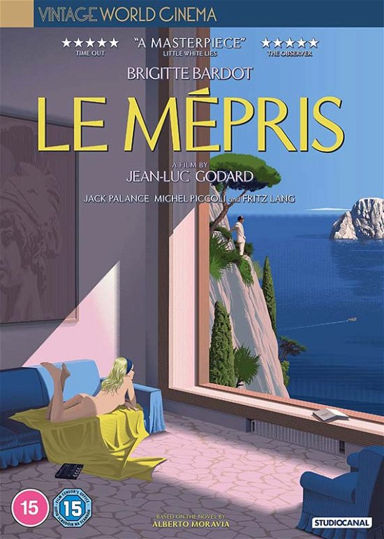 Cover for Le Mépris 60th Anniversary · Le Mepris (DVD) (2023)