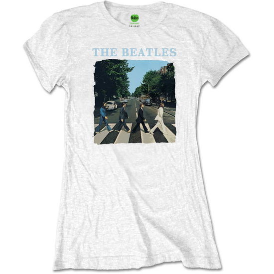 Cover for The Beatles · The Beatles Ladies Retail Pack T-Shirt: Abbey Road &amp; Logo (White) (T-shirt) [size XL] [White - Ladies edition] (2018)