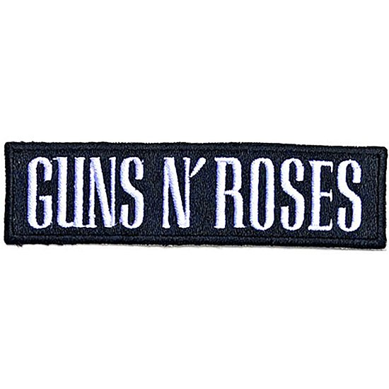 Cover for Guns N Roses · Guns N' Roses Standard Woven Patch: Text Logo (Patch)