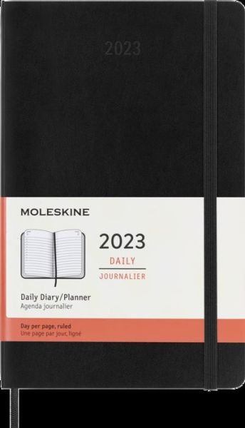 Moleskine 2023 12month Daily Large Softc - Moleskine - Merchandise - MOLESKINE - 8056420859584 - June 9, 2022
