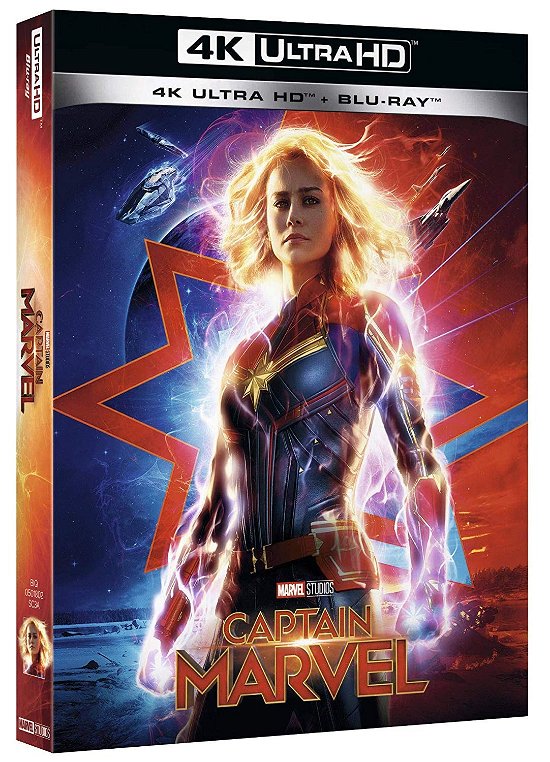 Cover for Djimon Hounsou,samuel L. Jackson,brie Larson,jude Law · Captain Marvel (4k Ultra Hd+blu-ray) (Blu-ray) (2019)