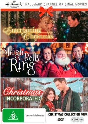 Cover for DVD · Hallmark Christmas Collection 4 - Entertaining Christmas, Sleigh Bells Ring, Christmas Incorporated (DVD) (2019)