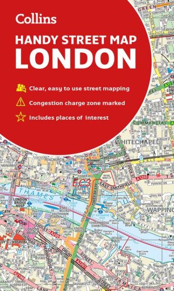 Collins London Handy Street Map - Collins Maps - Książki - HarperCollins Publishers - 9780008320584 - 7 lutego 2019