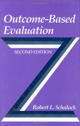 Cover for Robert L. Schalock · Outcome-Based Evaluation (Hardcover Book) [2nd ed. 2001 edition] (2000)