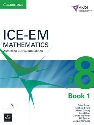 Cover for Peter Brown · ICE-EM Mathematics Australian Curriculum Edition Year 8 Book 1 and HOTmaths Bundle (Bog) (2011)