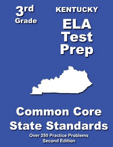 Cover for Teachers' Treasures · Kentucky 3rd Grade Ela Test Prep: Common Core Learning Standards (Paperback Book) (2013)