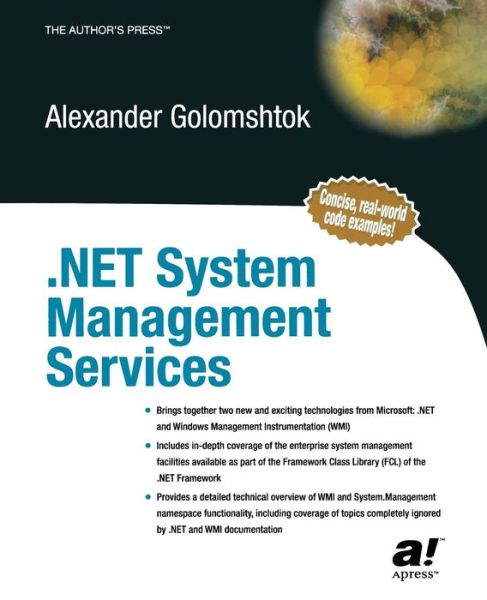 Cover for Alexander Golomshtok · .NET System Management Services (Paperback Book) [Softcover reprint of the original 1st edition] (2003)