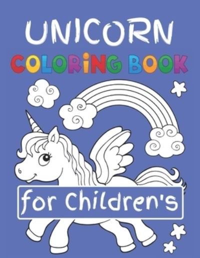 Cover for Jowel Rana · Unicorn Coloring Book for Children's (Paperback Bog) (2019)
