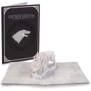 Game of Thrones Direwolf Pop-up Card - Insight Editions - Bücher - Insight Editions - 9781682983584 - 8. November 2018