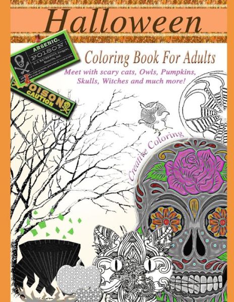 Cover for Creative Coloring · Halloween coloring book for adults (Paperback Book) (2019)