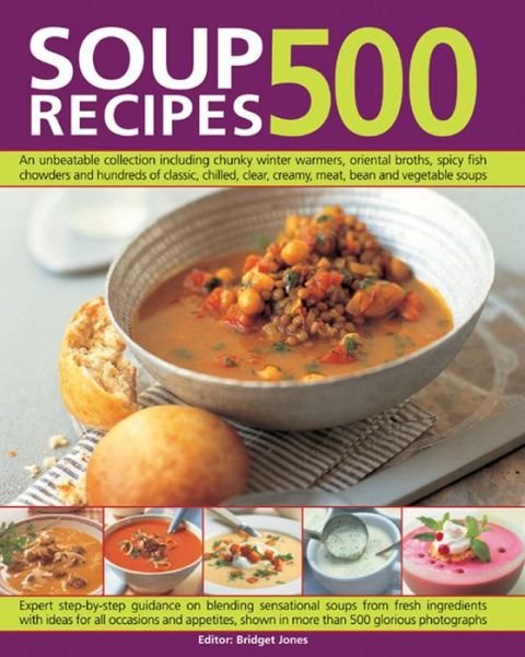 Cover for Bridget Jones · 500 Soup Recipes (Paperback Bog) (2012)