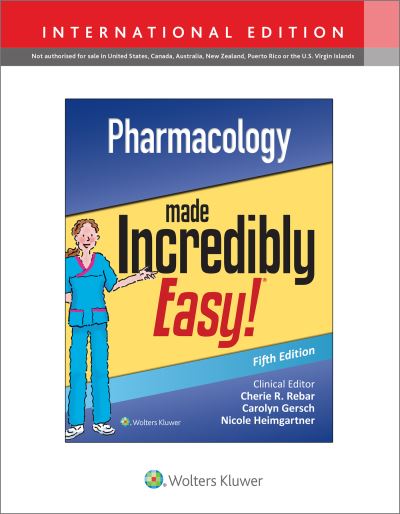 Cover for Lippincott Williams &amp; Wilkins · Pharmacology Made Incredibly Easy - Incredibly Easy! Series® (Paperback Book) [Fifth, International edition] (2022)