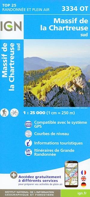 Massif d/La Chartreuse Sud 2021 - Collectif - Böcker - Institut Geographique National - 9782758551584 - 21 juli 2021