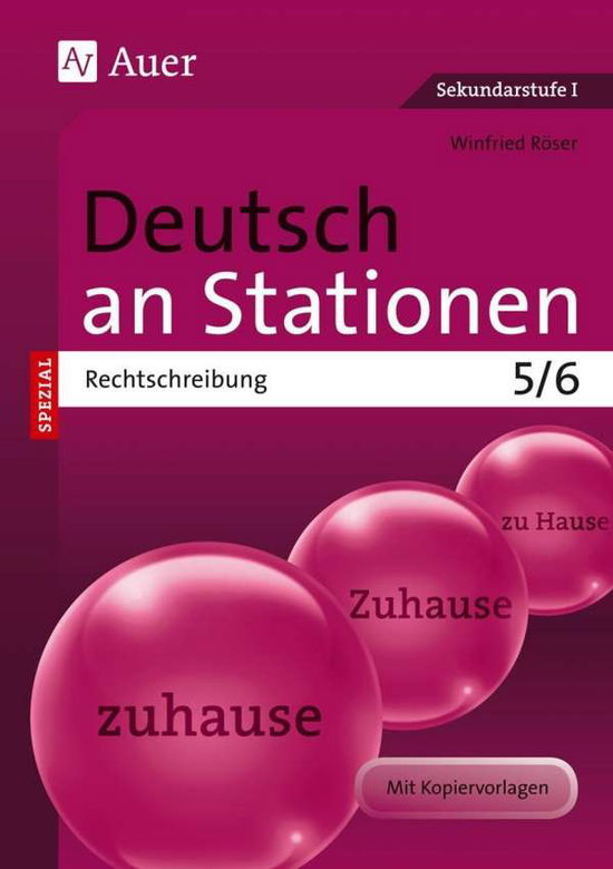 Cover for Röser · Deutsch.SPEZIAL Rechtschreib.5/6 (Buch)