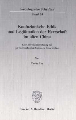 Cover for Lin · Konfuzianische Ethik und Legitimati (Buch) (1997)