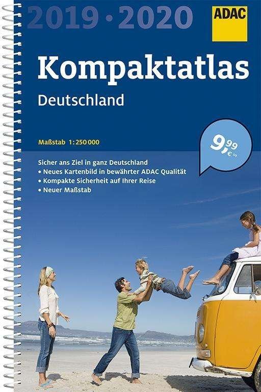 Cover for Mair-Dumont · ADAC KompaktAtlas Deutschland 2019/2020 (Hardcover Book) (2019)