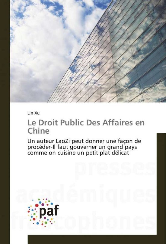 Cover for Xu · Le Droit Public Des Affaires en Chin (Buch)
