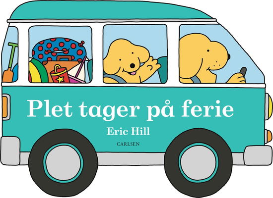 Cover for Eric Hill · Plet: Plet tager på ferie (Cardboard Book) [1er édition] (2023)