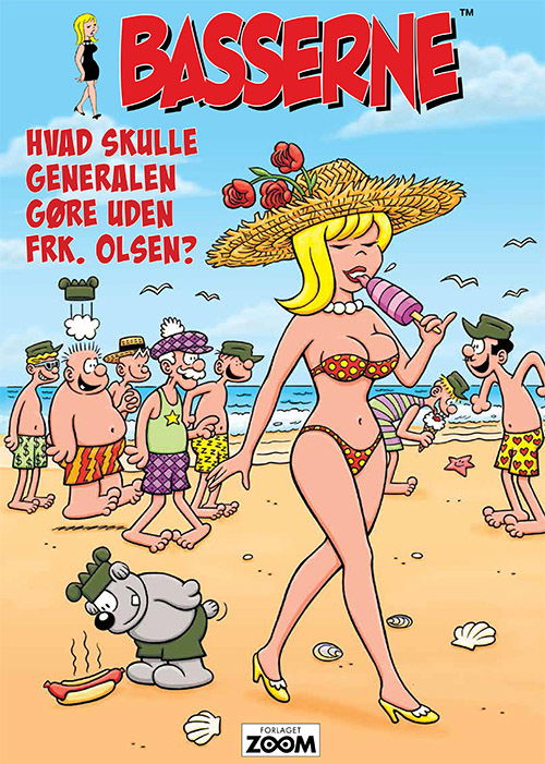 Cover for Mort Walker · Basserne: Hvad skulle generalen gøre uden frk. Olsen? (Hæftet bog) [1. udgave] (2019)