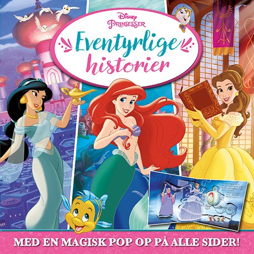 Cover for Disney pop op: Disney pop op - Prinsesser - Eventyrlige historier (Cardboard Book) [1e uitgave] (2022)