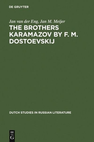 Cover for Eng · The Brothers Karamazov by F. M. Dos (Book) (1971)