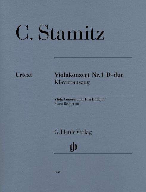 Cover for C Stamitz · Violakonz.Nr.1 D-Dur,Kl.HN758 (Bog) (2018)