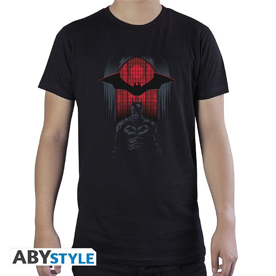 DC COMICS - Tshirt The Batman Dark - man SS blac - T-Shirt Männer - Produtos - ABYstyle - 3665361075585 - 7 de fevereiro de 2019