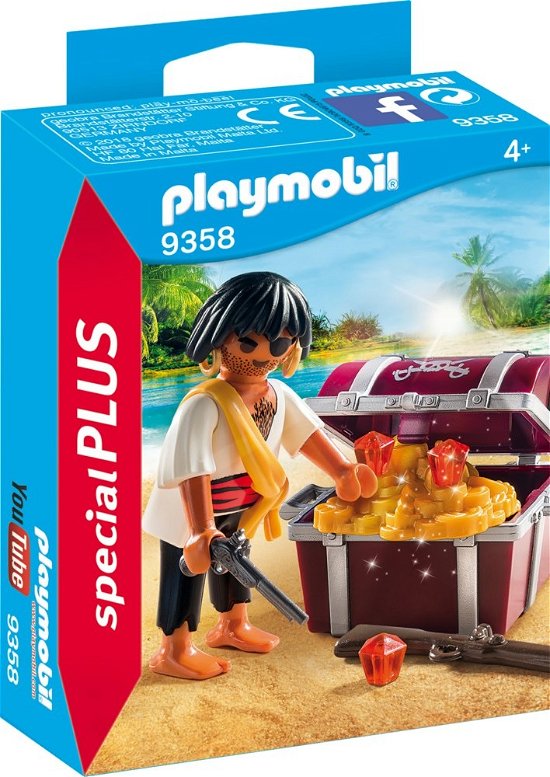 Cover for Playmobil · 9358 - Pirat Mit Schatzkiste - Spiel (Leketøy) (2019)