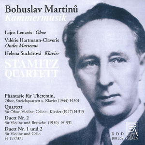 Chamber Music - Martinu / Lencses / Sucharova / Stamitz Quartet - Music - BAY - 4011563103585 - April 24, 2007