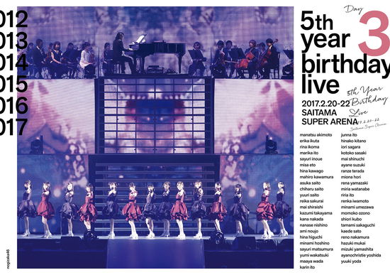 Cover for Nogizaka 46 · Nogizaka 46 5th Year Birthday Live 2017.2.20-22 Saitama Super Arena Day3 (MBD) [Japan Import edition] (2018)