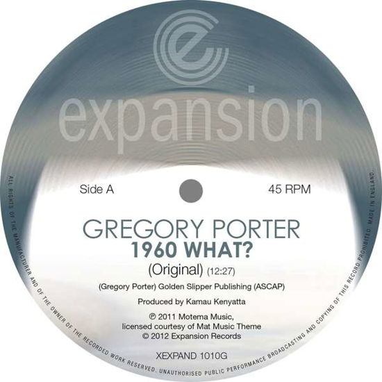 1960 What? - Gregory Porter - Musik - PASSION MUSIC - 5019421103585 - 15 mars 2019