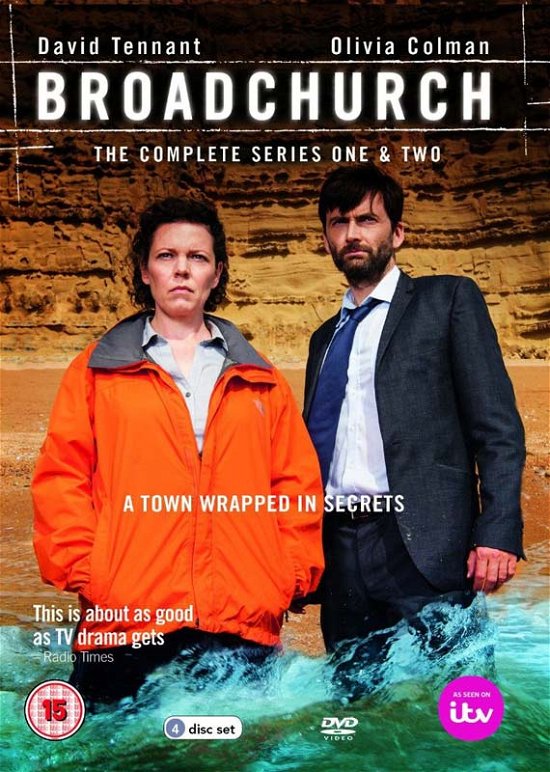 Cover for Broadchurch  Series 1  2 (DVD) (2016)