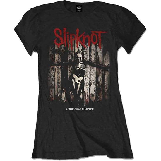 Cover for Slipknot · Slipknot Ladies T-Shirt: .5: The Gray Chapter Album (T-shirt) [size S] [Black - Ladies edition]